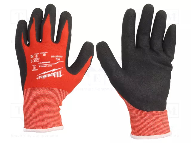 MILWAUKEE CUT A GLOVES - 9/L -