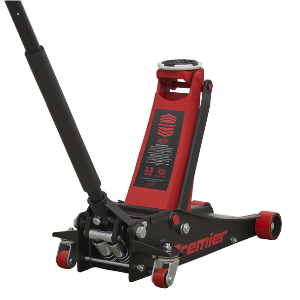 Sealey Premier Low Profile with Rocket Lift Trolley Jack 2.5T