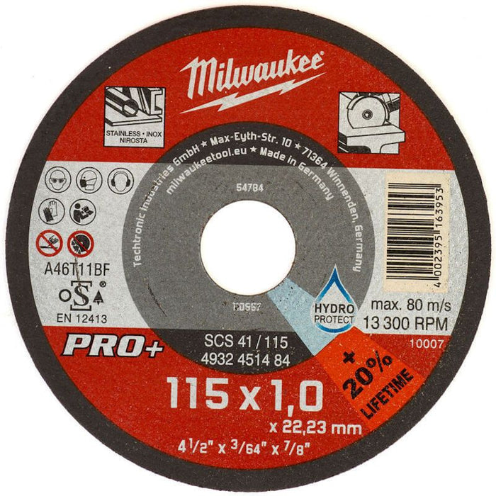 MILWAUKEE THIN METAL CUTTING DISC