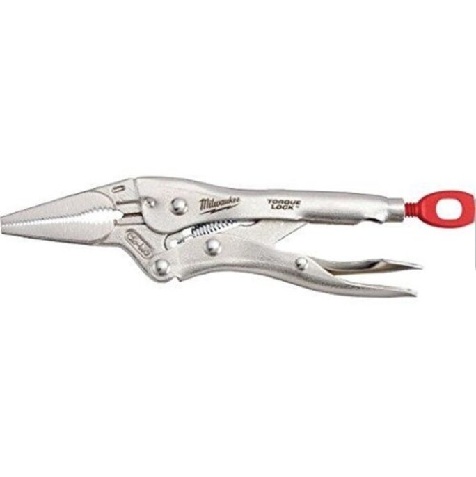 MILWAUKEE 6 LONG NOSE LOCKING PLIER