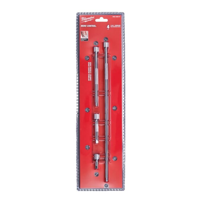 MILWAUKEE 4PC 1/4" DRIVE EXTENSION