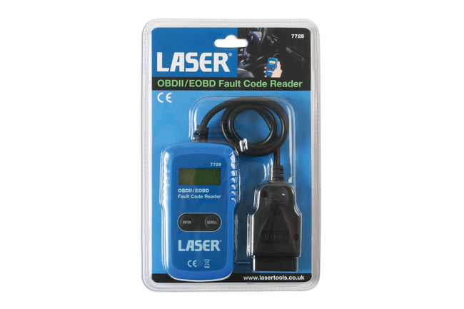 Laser OBDII/EOBD Fault Code Reader 7728