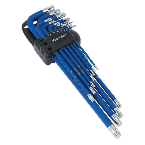 Sealey 13pc Anti-Slip Extra-Long TRX-Star* Key Set AK7165
