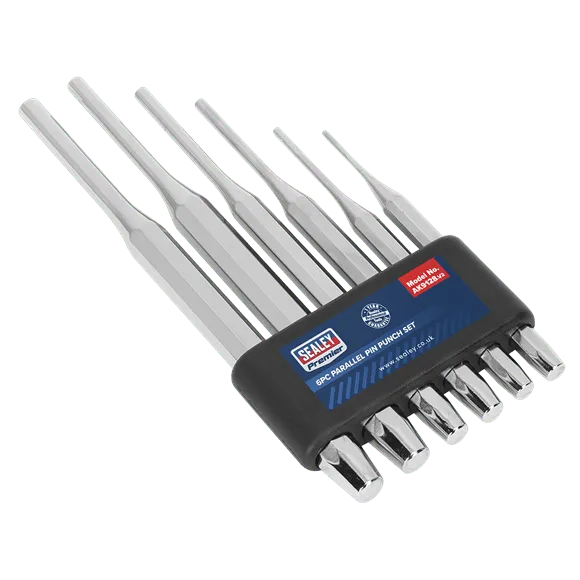 Sealey 6pc Parallel Pin Punch Set