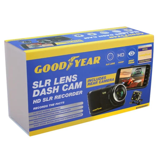 Goodyear Dash Cam with Reverse Camera – Full HD Recording