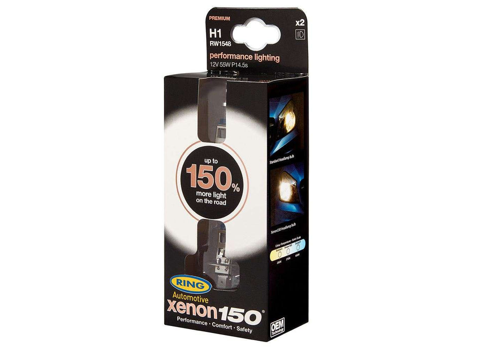 H1 Xenon 150 Twin Pack Brighter Bulbs