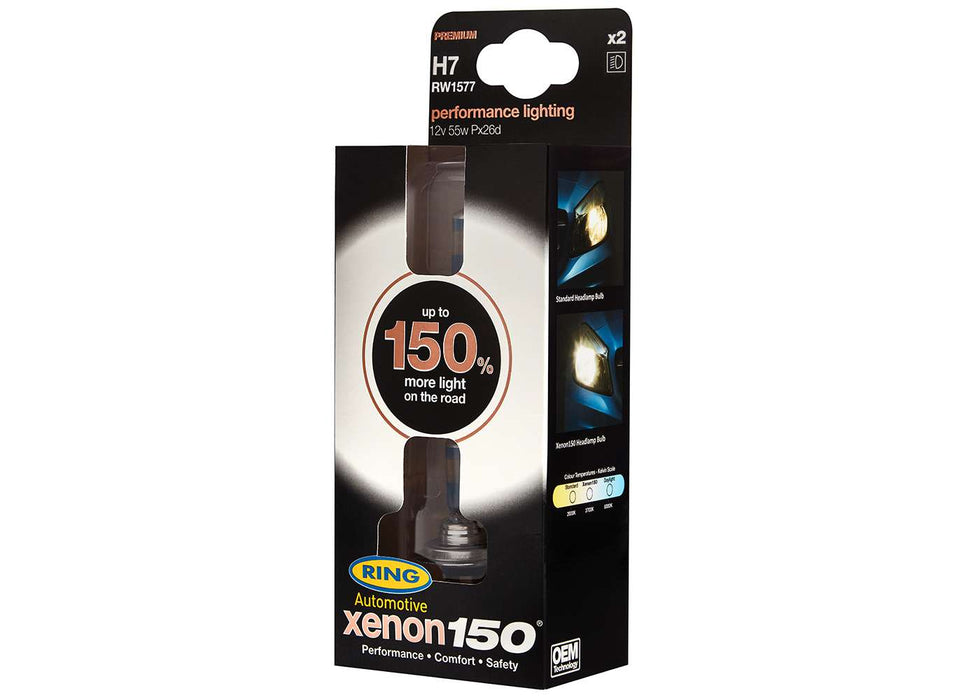 H7 Xenon 150 Twin Pack