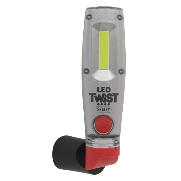 Sealey LED Twist Rechargeable Inspection Light 8W COB & 1W SMD LED1001