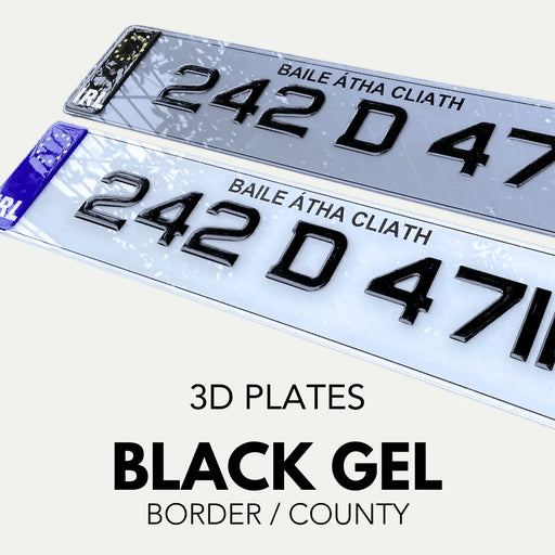 NUMBER PLATES FEATURE IMAGES - SHOP - 3d gel border