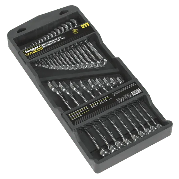 Combination Spanner Set by Sealey