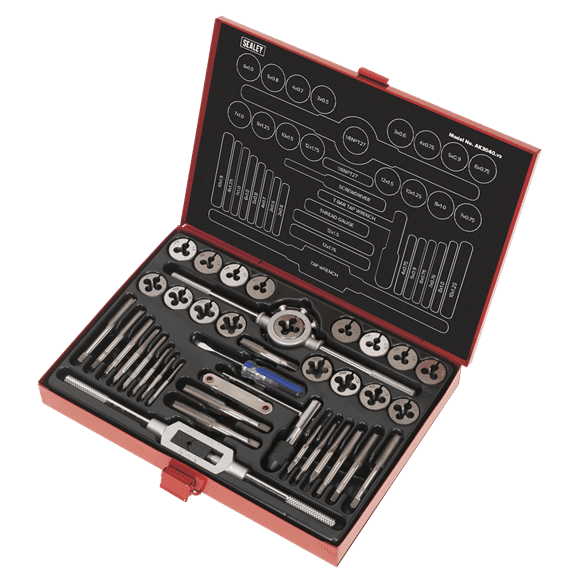Sealey Tap & Die Set Split Dies - Metric AK3040