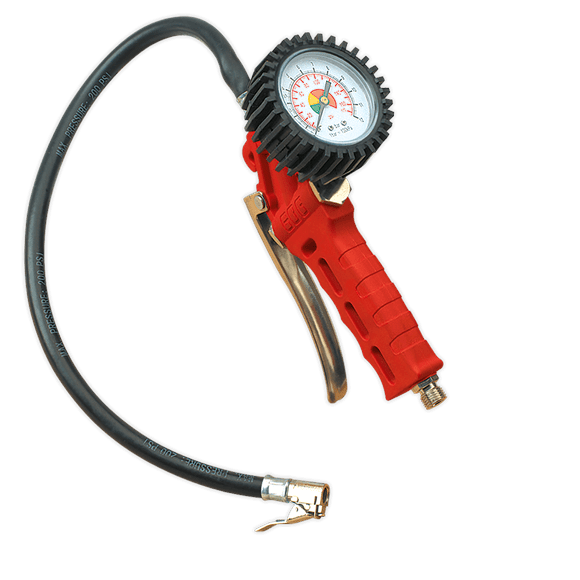 Sealey Tyre Inflator with Clip-On Connector SA9302