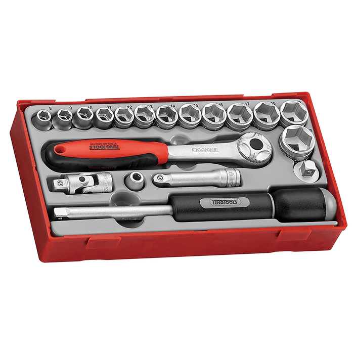 Teng Tools TT3819 19 Piece 3/8" Drive Socket Set