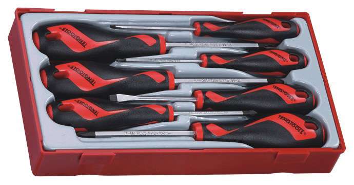 Teng Tools TT917N 7 Piece Flat, PH & PZ Type Screwdriver Set