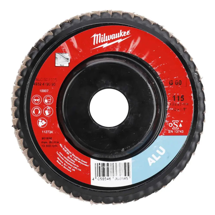 MILWAUKEE FLAP DISC ALU SLC50/1 4932479090
