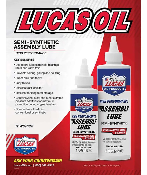 61008 Lucas Assembly Lube 10152 10153