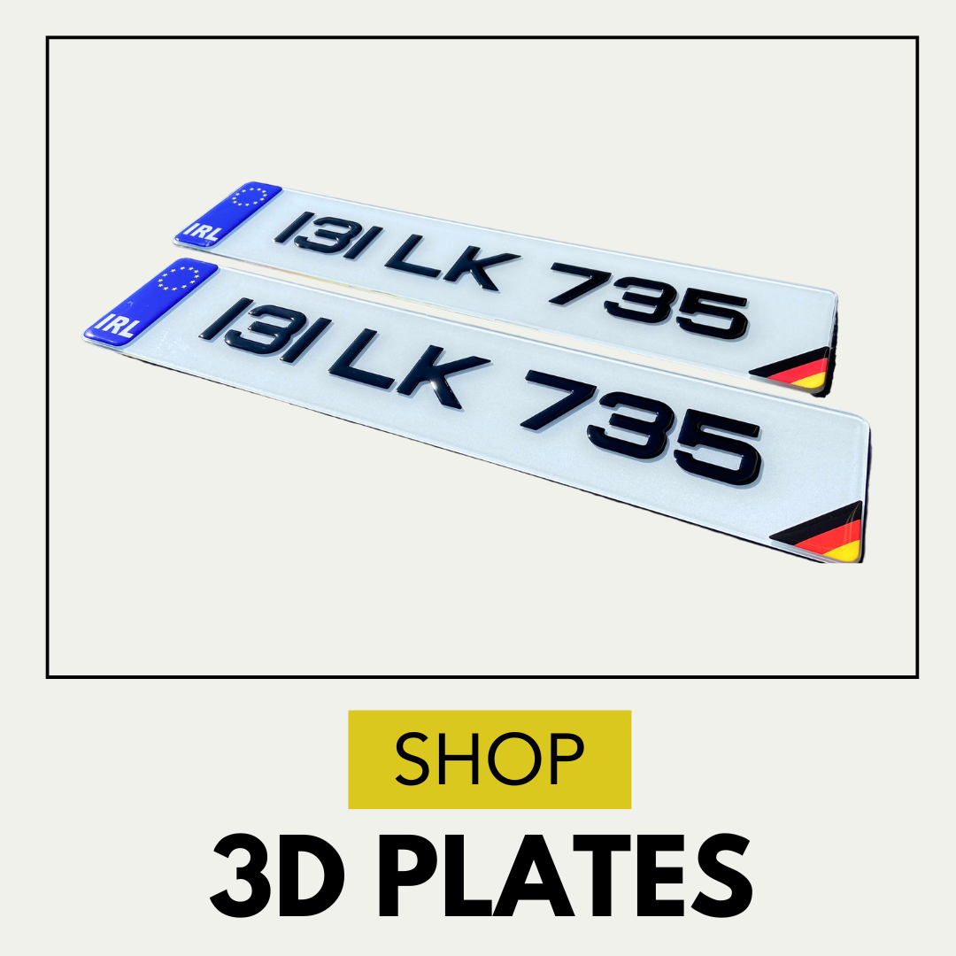 Number Plate Style 3D Gel Number Plates & Accessories - One Stop MotorShop — One Stop ...