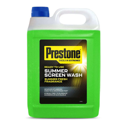 Prestone summer screen wash 5L ready to use