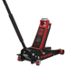 3 Tonne Trolley Jack with Rocket Lift &#8211; Red