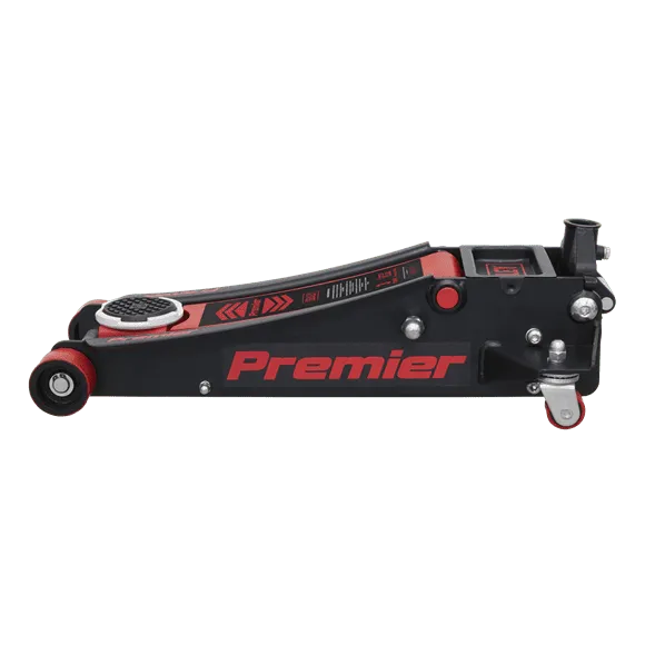 3 Tonne Trolley Jack with Rocket Lift &#8211; Red
