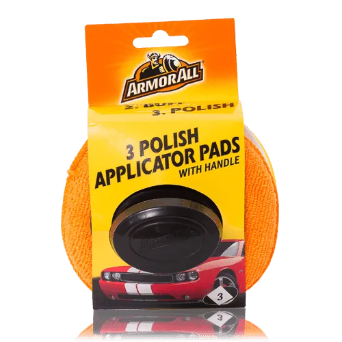 40015 3 Polish Applicator Pads With Handle EN 3 Pads
