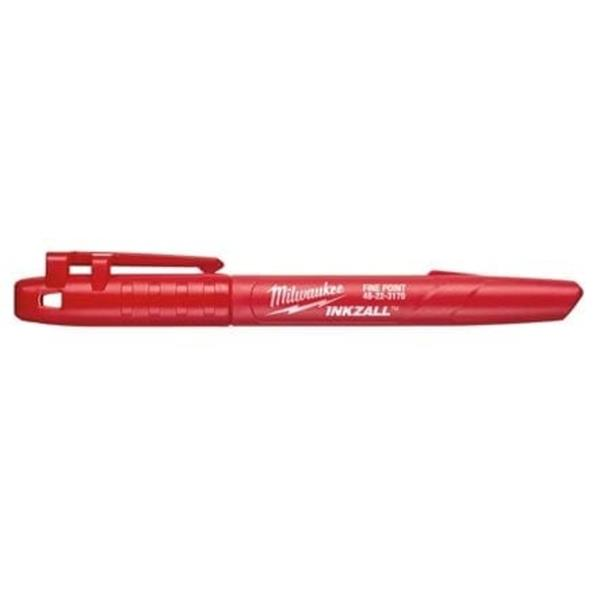 MILWAUKEE INKZALL FINE POINT MARKER - RED -1 PC
