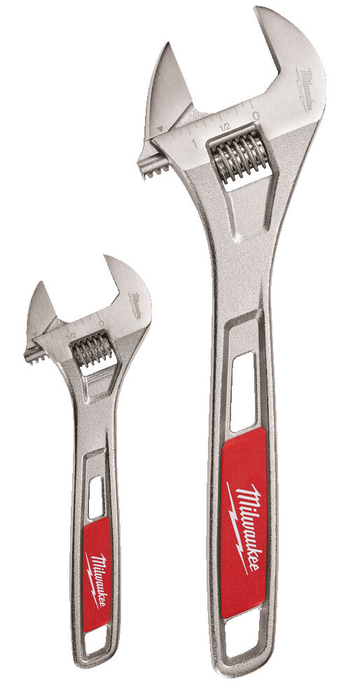 MILWAUKEE ADJUSTABLE WRENCH SET -2 PCS