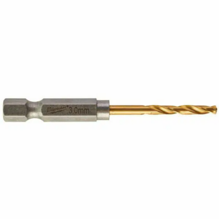 Milwaukee HSS Drill Bit Tin 3.0mm 2pc