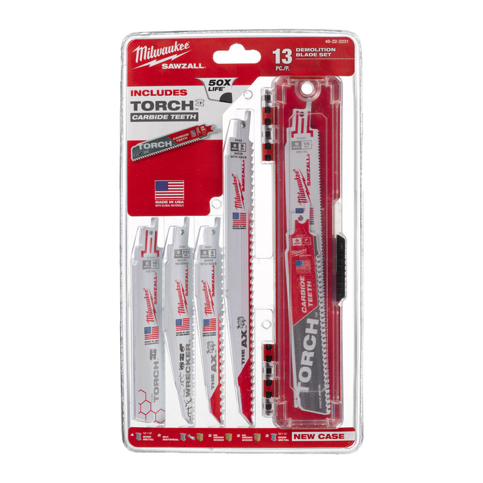 Milwaukee Sawzall Blade Set 4 - 13 pc