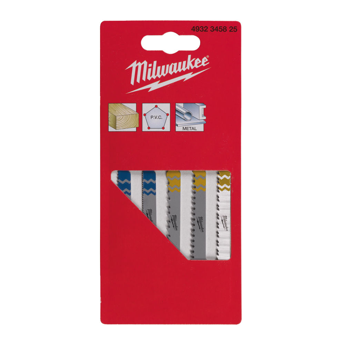 MILWAUKEE JIGSAW BLADE SET -5 PCS