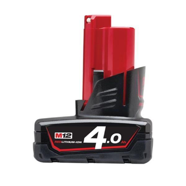 Milwaukee M12 B4 Li-ion 4.0AH Battery 4932430065