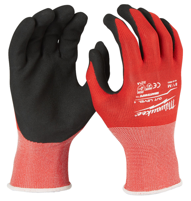 MILWAUKEE CUT A GLOVES - 8/M - 1 PC
