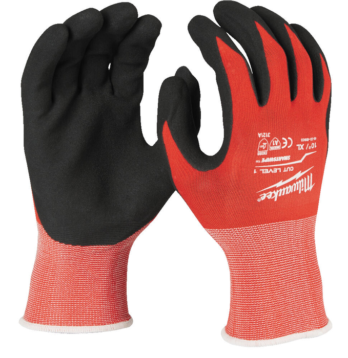 MILWAUKEE CUT A GLOVES - 10/X L - 1 PC