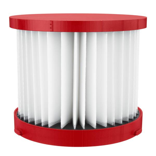Milwaukee Dry HEPA Filter cartridge PET washabel compatible to: M18 VC2 M12 FVCL M18 FPOVCL