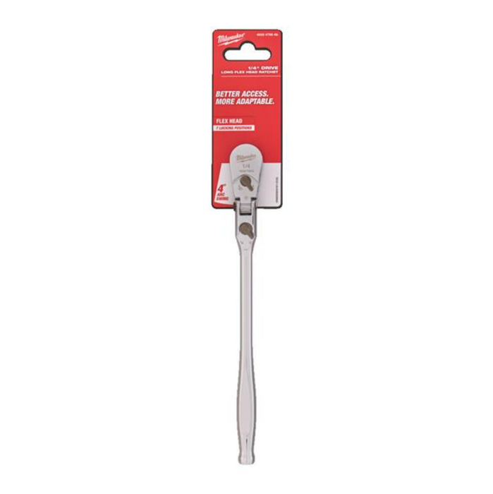 Milwaukee 1/4in Drive Long Flex Head Ratchet