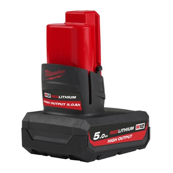 Milwaukee M12 HB5.0 M12 5.0 Ah REDLITHIUM-ION HIGH OUTPUT Battery