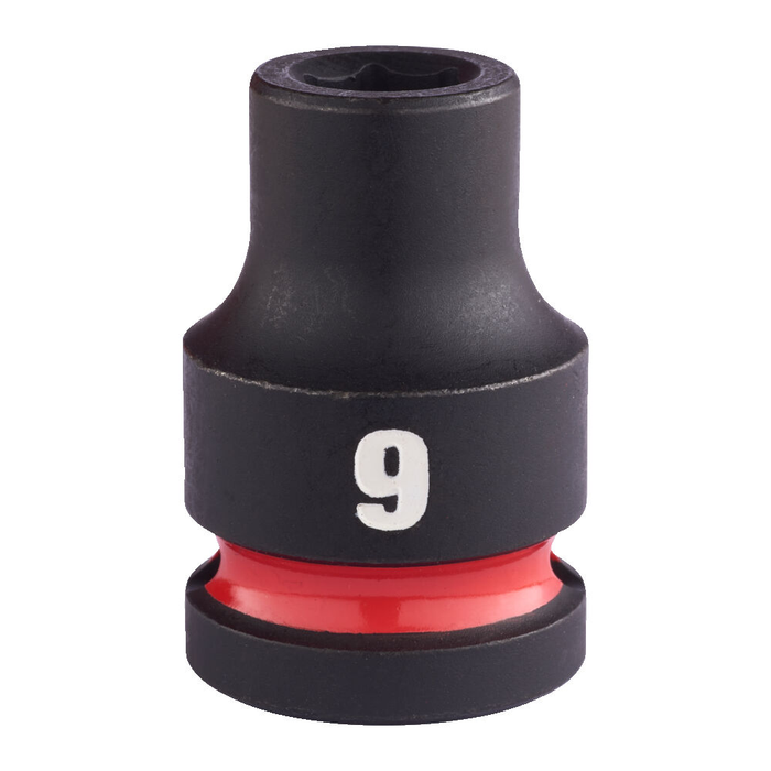 MILWAUKEE HEX SOCKET SHOCKWAVE? 1/2 STD 9 MM -1 PC