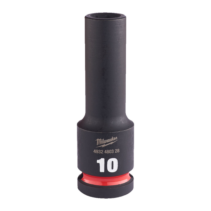 MILWAUKEE HEX SOCKET SHOCKWAVE? 1/2 DEEP 10 MM -1 PC