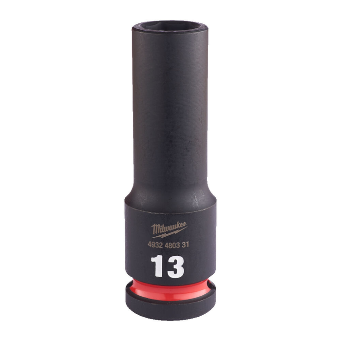 MILWAUKEE HEX SOCKET SHOCKWAVE? 1/2 DEEP 13 MM -1 PC