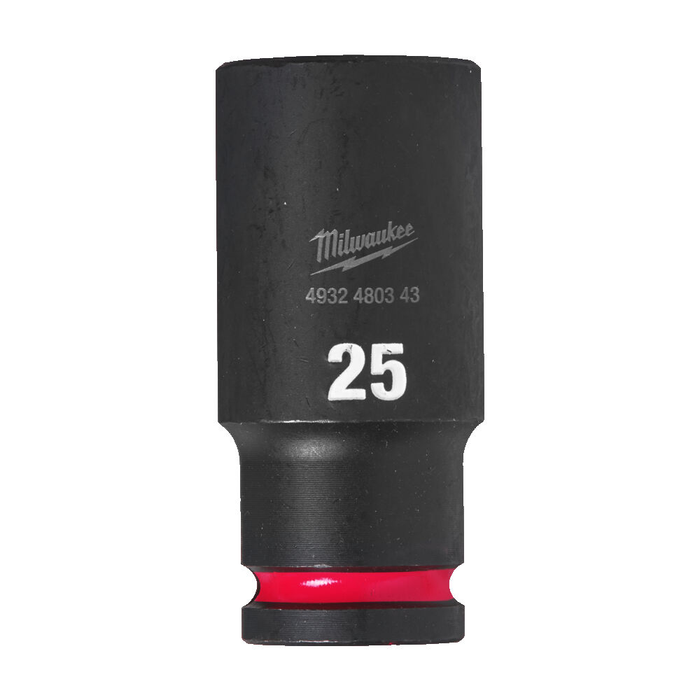 MILWAUKEE HEX SOCKET SHOCKWAVE? 1/2 DEEP 25 MM -1 PC