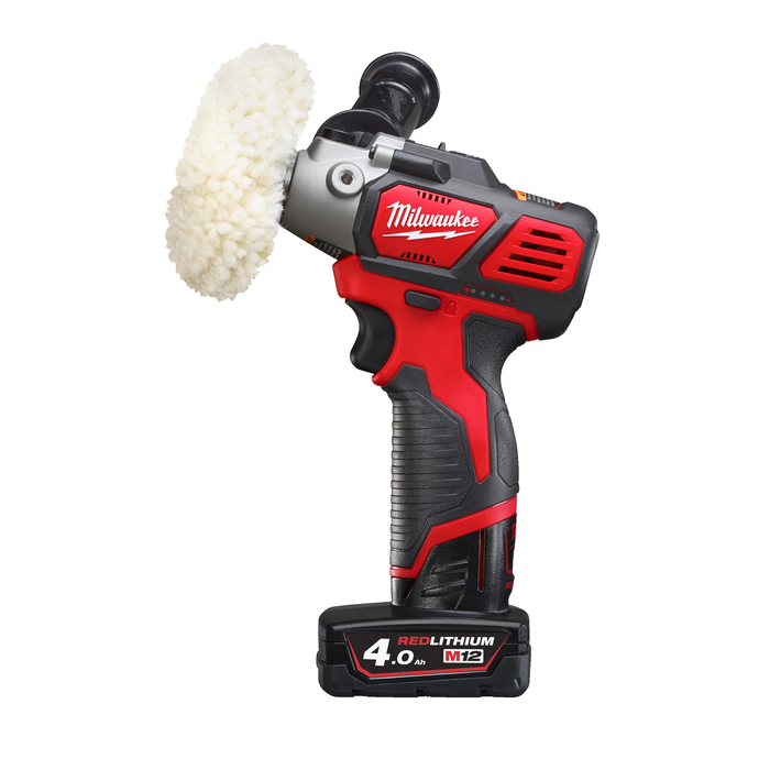 Milwaukee M12 BPS-421 X POLISHER (1 X 4.0 AH BATTERY 1 X 2.0 AH BATTERY CHARGER IN HD BOX)