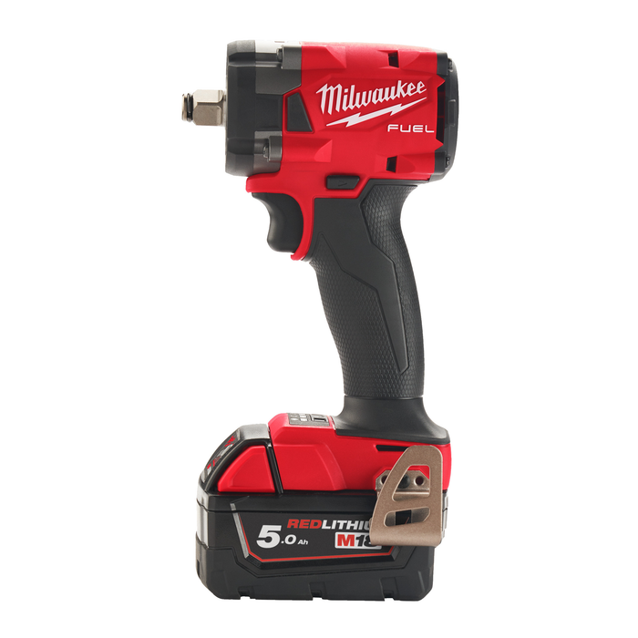 Milwaukee M18 FIW2 F12-502 X 1/2 COMPACT IMPACT WRENCH (2 X 5.0 AH BATTERIES CHARGER IN HD BOX)