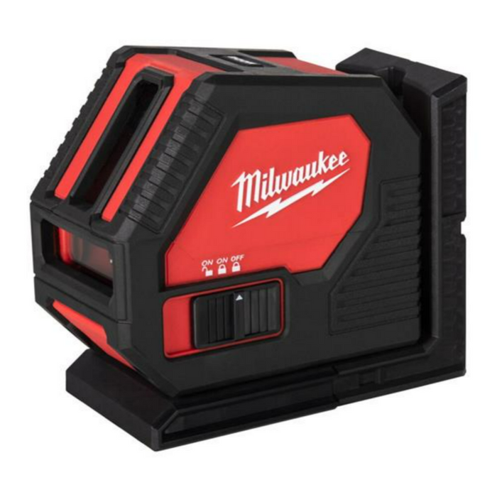 Milwaukee CLL-CAlkaline Cross Line Laser 1x Track clip, 4x Alkaline Batteries, BMC