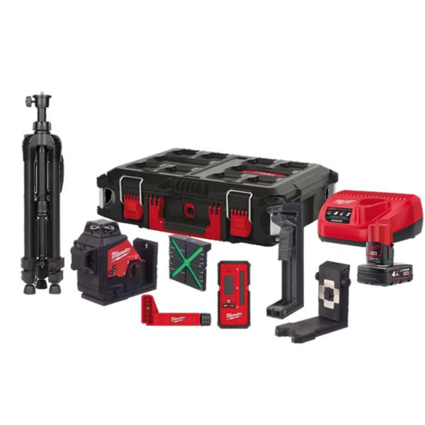 Milwaukee M123 PLKIT-401 P 3 PLANE LASER KIT