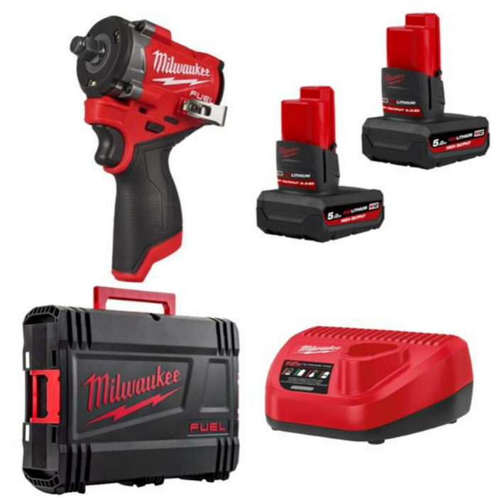 Milwaukee M12FCIWF38G3-502X 3/8in Impact Wrench