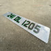 4D Neon Green Black Number Plates
