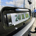 4D Neon Green Black Number Plates