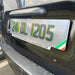 4D Neon Green Black Number Plates