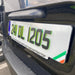 4D Neon Green Black Number Plates