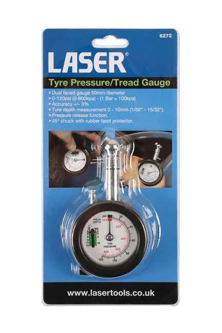 6272 Tyre Pressure & Depth Gauge